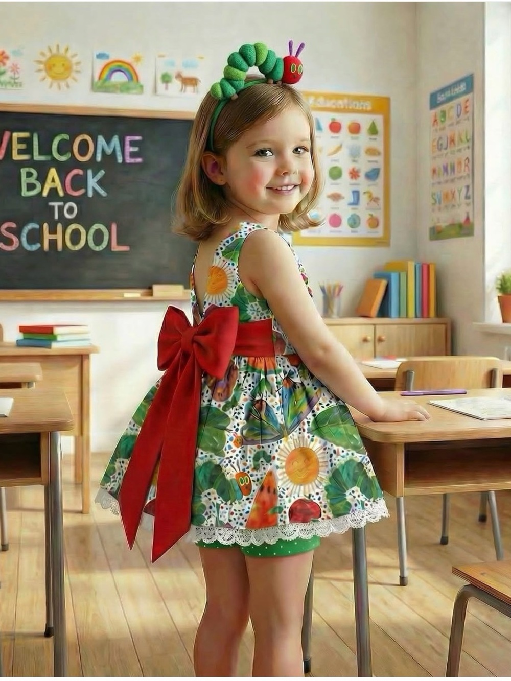 Very hungry caterpillar outfit set